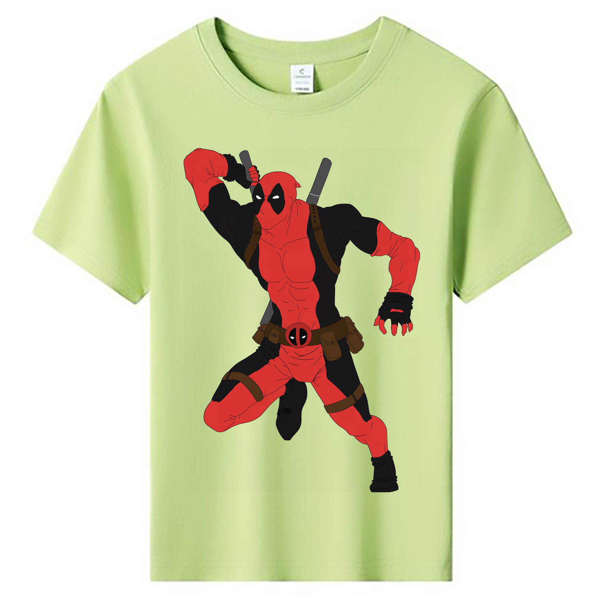 （画像用） Deadpool デッドプール 綿100％キッズTシャツ（フロントプリント）
